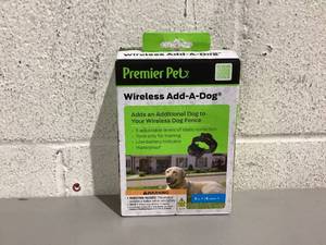 lot 588 image: Premier Pet Wireless Add-A-Dog Replcement Collar for Wireless Fence, Adjustable