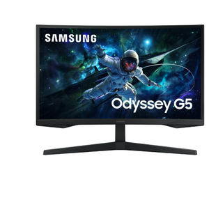 lot 83 image: SAMSUNG 27 Odyssey G55C QHD 165Hz 1ms(MPRT) Curved Gaming Monitor