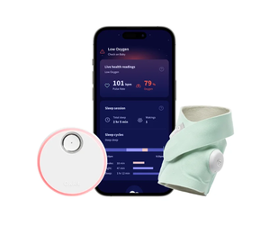 lot 90 image: Owlet Dream Sock- FDA-Cleared Smart Baby Monitor with Live Health Readings & Notifications - Mint