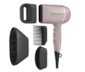 lot 268 image: Remington Pro Wet2Style Ceramic Ionic Hair Dryers, Purple with 4 Unique Attachments
