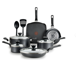 lot 559 image: T-fal Easy Care 12-Piece Non-Stick Cookware Set, Pots and Pans