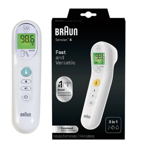 lot 568 image: Braun No Touch 3-in-1 Digital Thermometer, Suitable for All Ages
