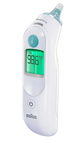 lot 569 image: Braun ThermoScan6,IRT6515 DigitalEar Thermometer for Adults, Babies, Toddlers and Kids Fast, Gentle, and AccuratewithColor Coded Results