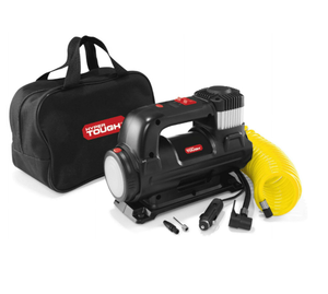lot 573 image: Hyper Tough DC 12V Heavy Duty Direct Drive Digital Tire Inflator with Detachable LED Light