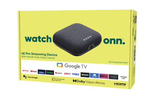 lot 579 image: Onn. Google TV 4K Pro Streaming Device