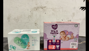 lot 219 image: LOT OF 2 Pampers and Parent Choice Diapers Size 2