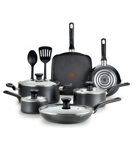 lot 224 image: T-fal Easy Care 12-Piece Non-Stick Cookware Set, Pots and Pans