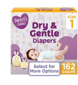 lot 420 image: LOT OF 3 Parents Choice Dry & Gentle Diapers Size 1