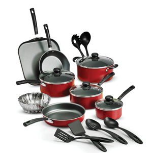 lot 447 image: 18PCS Tramontina Primaware Non-stick Cookware Set