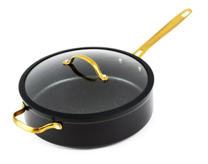 lot 453 image: Thyme & Table Non-Stick 5 QT Signature Saute Pan with Glass Lid