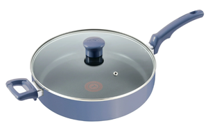 lot 461 image: T-Fal Kitchen Solutions Cookware, 5 Quart Non-Stick Jumbo Cooker With Lid