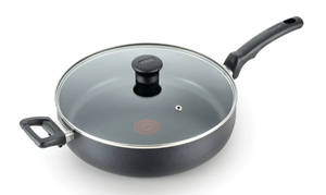 lot 469 image: T-fal Kitchen Solutions Cookware, 5 Quart Non-Stick Jumbo Cooker With Lid