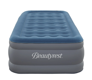lot 476 image: Twin Size Beautyrest Extraordinaire 15 Air Mattress with Built-in Pump - Blow-up Mattress Best for Camping & Guests