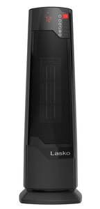 lot 713 image: Lasko 22 1500W Oscillating Ceramic Tower Space Heater with Remote
