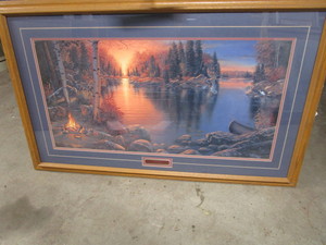 lot 10 image: Tranquility Print by D. Hansen