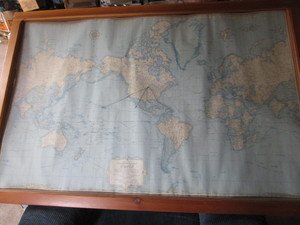 lot 22 image: Rand McNally Wall Map