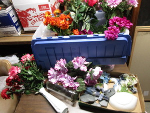 lot 29 image: Artificial Flowers