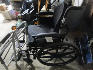 lot 41 image: Wheelchair, Crutches, Walker