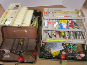 lot 63 image: Tackle, Boxes, Reels