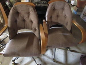 lot 104 image: Pair Swivel Chairs