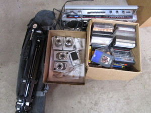 lot 112 image: Cassette Player, Sony Cyber Shot Cameras