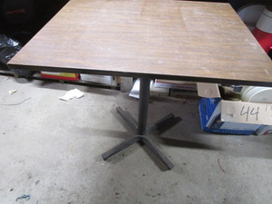 lot 131 image: Pedestal Tables, Three