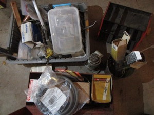 lot 135 image: Welding Rods, Jack, Tools