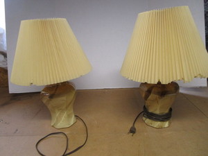 lot 138 image: Ceramic Lamps