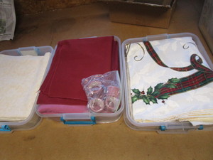 lot 74 image: Tablecloths
