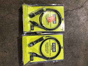 Lot of RYOBI EZClean Power Cleaner 6 ft. Flexible Wand Customer Returns See Pictures