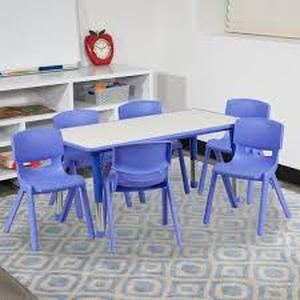 Carnegy Avenue Emmy Blue  6 Chairs Customer Returns See Pictures