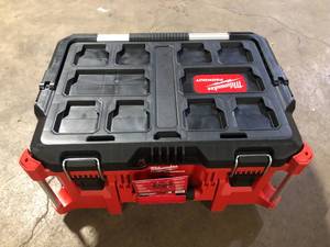 Milwaukee PACKOUT 22 in. Large Portable Tool Box Fits Modular Storage System  Customer Returns See Pictures