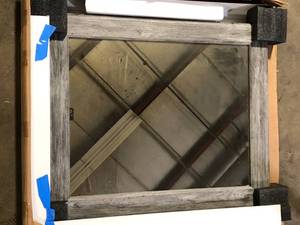 Gray Square Mirror Customer Returns See Pictures