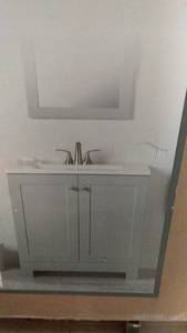 Glacier Bay 30-Inch Vanity Combo in Pearl Gray