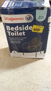 Walgreens Bedside Toilet with Safety Features