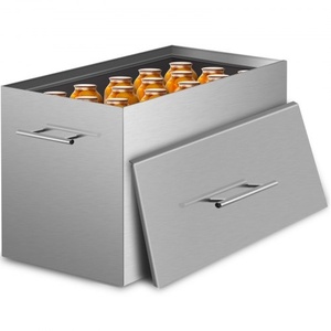 Stainless Steel Storage Drawer for Jars - Holds Up to 15 Quart Jars