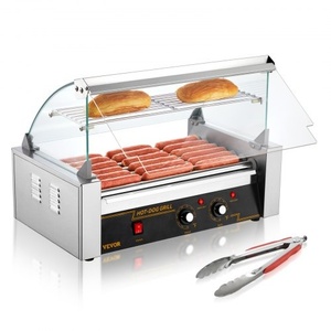 Vevor Multi-Use Hot Dog Roller with Bun Warming Feature