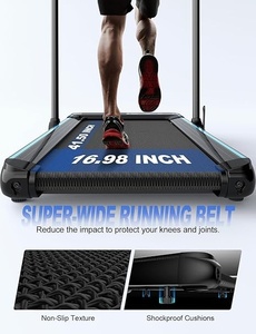 Compact Foldable Treadmill with Super-Wide Running Belt