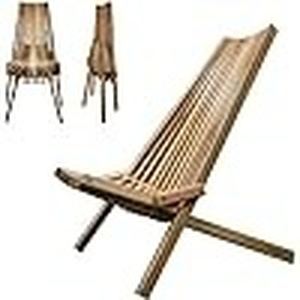 Sturdy Folding Wooden Lounge Chair
