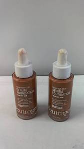 Set of 2 Neutrogena Sensitive Skin Serum Foundations - Deep Shade