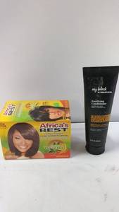 Set of Africas Best Dual Conditioning No-Lye Relaxer System and My Black is Beautiful Fortifying Conditioner