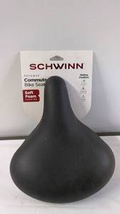 Schwinn Pathway Commute Bike Seat with Soft Foam Padding