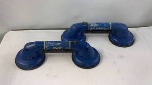 Set of 2 Used OEP Glass Lifting Suction Cups