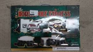 North Pole Express Train Set with Over 14 Feet of Track