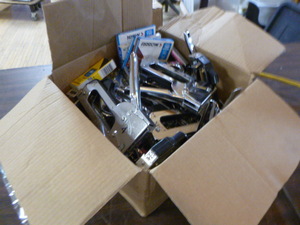 Box of Heavy Duty Staplers and Staples
