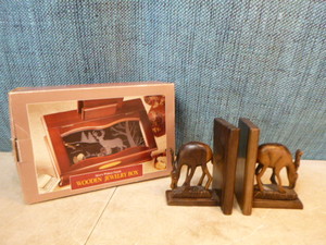 Mens Jewelry Box and Bookends
