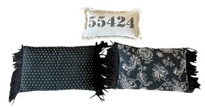 lot 162 image: Three Accent  Throw Pillows
