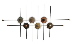 lot 41 image: Abstract Style Metal Wall Decor