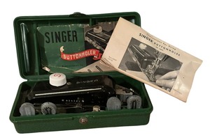 lot 105 image: Vintage Singer Button Holer Model 160506