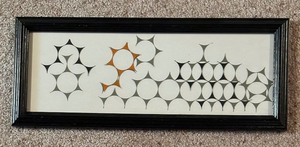 lot 136 image: Geometric Abstract Framed Art Print